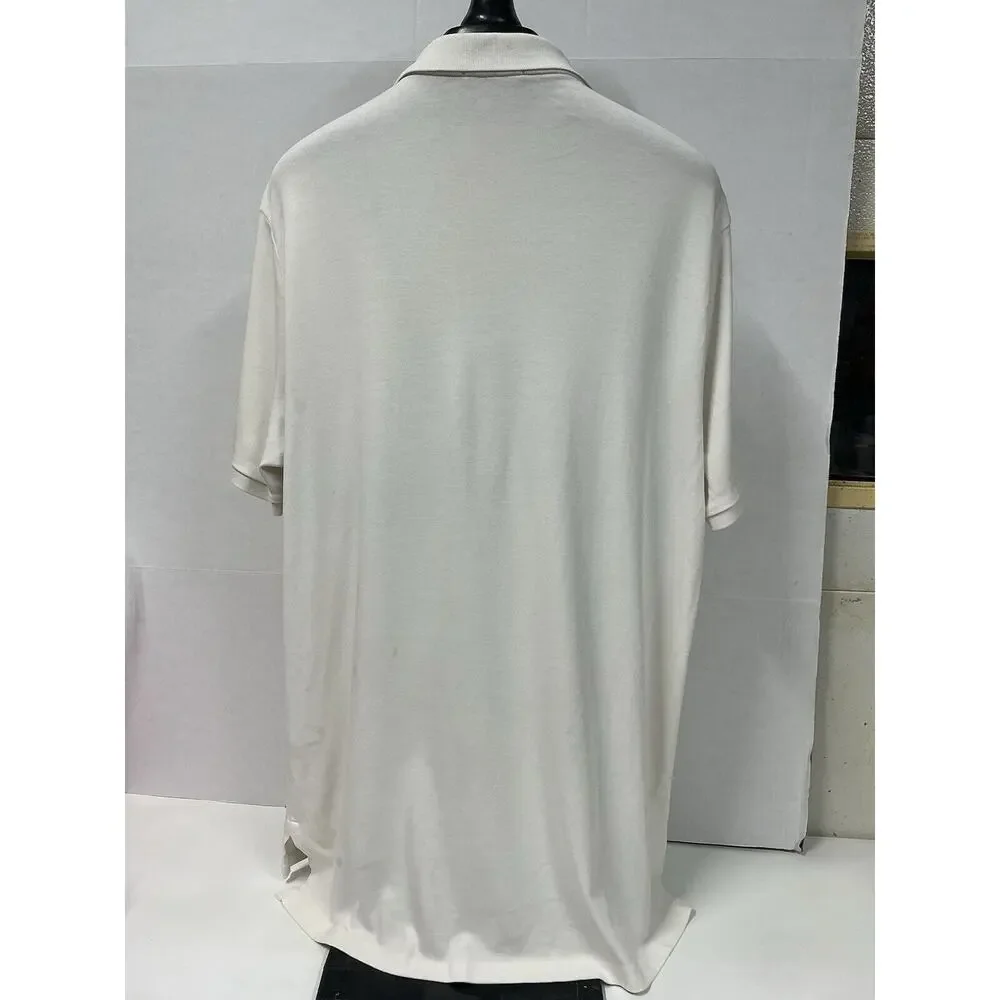 Ralph Lauren Mens Classic Short Sleeve Polo Shirt White‎ XL Embroidered Soft